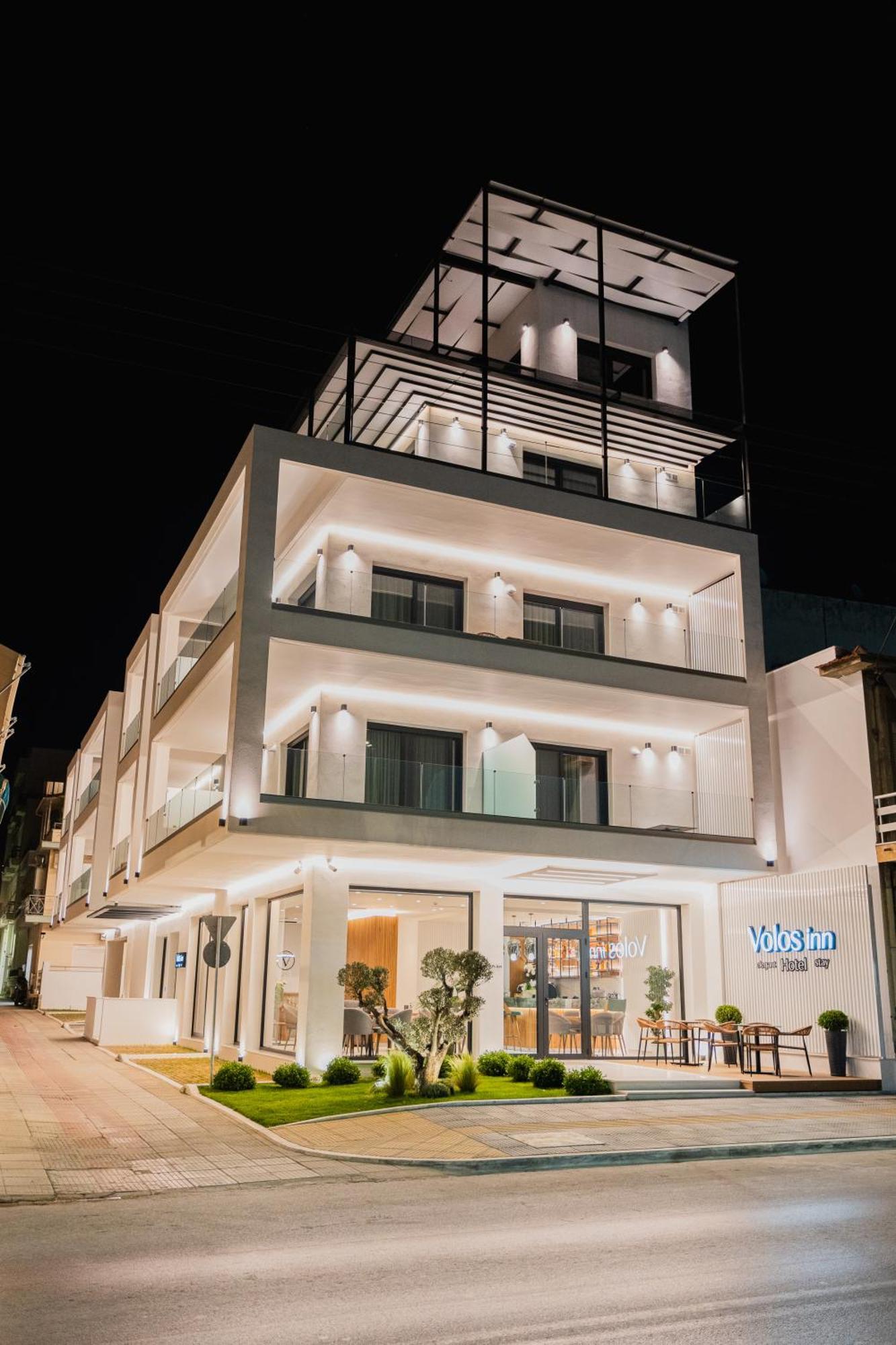 Volos Inn Hotel Bagian luar foto